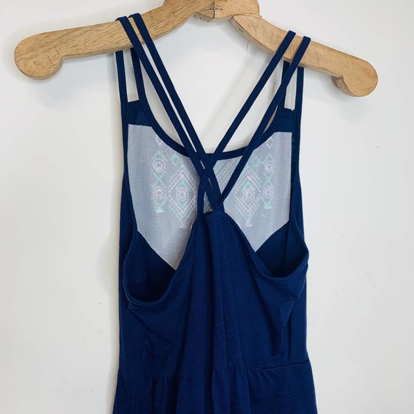 Gymboree Sundress Midi Girls Sz XL Purple Embroidered Vacation - Picture 3 of 9